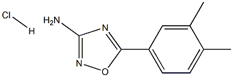 5-(3,4-DiMethyl-phenyl)-[1,2,4]oxadiazol-3-ylaMine hydrochloride 结构式