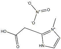 1-羧甲基-3-甲基咪唑硝酸盐 结构式