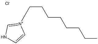 1-辛基咪唑氯盐 结构式