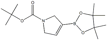 3-(4,4,5,5-TetraMethyl-[1,3,2]dioxaborolan-2-yl)-2,5-dihydro-pyrrole-1-carboxylic acid tert-butyl ester 结构式