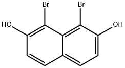 1,8-二溴-2,7-二醇 结构式