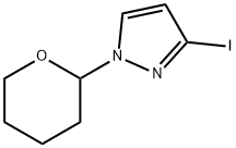 3-碘-1-(氧杂-2-基)吡唑 结构式