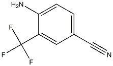 4-氨基-3-三氟甲基苯腈 结构式