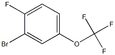 3-溴-4-氟三氟甲氧基苯 结构式