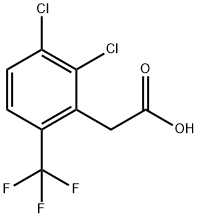2,3-二氯-6-(三氟甲基)苯乙酸 结构式