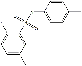 2,5-二甲基-N-(4-甲基苯)苯磺酰胺 结构式