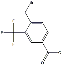 3-三氟甲基-4-溴苯甲酸甲酯 结构式