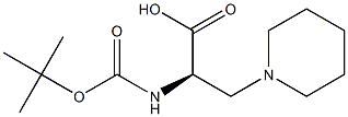 BOC-3-(1-PIPERIDINYL)-D-ALANINE 结构式