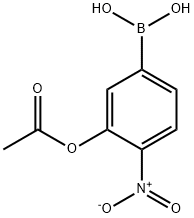 3-(Acetyloxy)-4-nitrophenylboronic acid 结构式