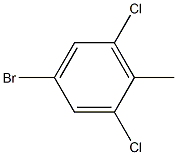 4-溴-2,6-二氯甲苯 结构式