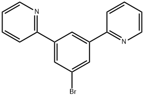 2,2'-(5-溴-1,3-亚苯基)二吡啶 结构式