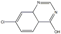 7-氯喹唑啉-4-铜 结构式