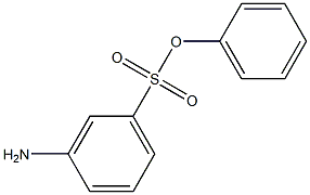 3-Aminobenzenesulphonic Acid Phenyl Ester 结构式