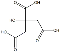 Citric Acid, Anhydrous, GR ACS 结构式