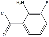 2-氨基-3-氟苯甲酰氯 结构式