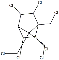 2-endo,3-exo,5-endo,6-exo,8,9,10-Heptachlorobornane (Hp-Sed) 5 μg/mL in iso-Octane CERTAN 结构式