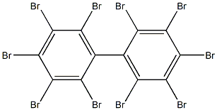 Decabromobiphenyl 100 μg/mL in Hexane 结构式