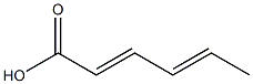 Sorbic acid 1.0 mg/mL in Water 结构式