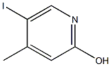 2-羟基-4-甲基-5-碘吡啶 结构式