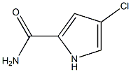 4-CHLORO-1H-PYRROLE-2-CARBOXAMIDE 结构式