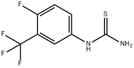 4-氟-3-(三氟甲基)苯基]硫脲 结构式