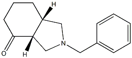 (3aR,7aS)-2-benzylhexahydro-1H-isoindol-4(2H)-one 结构式