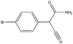 2-(4-broMophenyl)-2-cyanoacetaMide 结构式