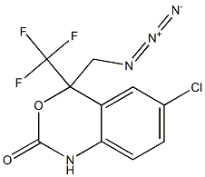 4-(azidoMethyl)-6-chloro-4-(trifluoroMethyl)-1H-benzo[d][1,3]oxazin-2(4H)-one 结构式