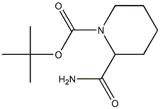 1-Boc-6-piperidinecarboxaMide 结构式