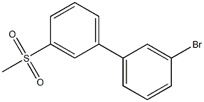 3'-BroMo-3-Methanesulfonyl-biphenyl 结构式