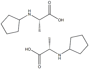 DL-Cyclopentylalanine DL-Cyclopentylalanine 结构式