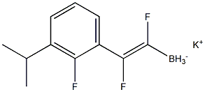 potassiuM (E)-trifluoro(3-isopropylstyryl)borate 结构式