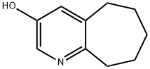 6,7,8,9-四氢-5H-环庚[B]吡啶-3-醇 结构式