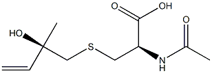 (R,S)-N-Acetyl-S-(2-hydroxy-2-Methyl-3-buten-1-yl)-L-cysteine (90%) 结构式