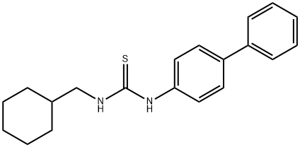 1-([1,1'-联苯] -4-基)-3-(环己基甲基)硫脲 结构式