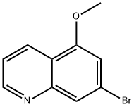 7-溴-5-甲氧基喹啉 结构式
