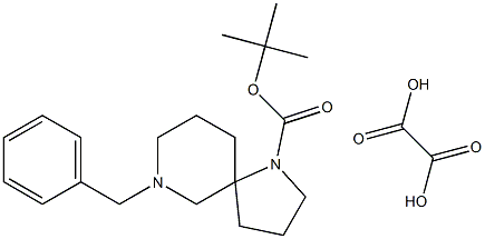 7-苄基-1,7-二氮杂螺[4.5]癸烷-1-羧酸叔丁酯草酸盐 结构式