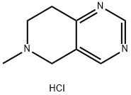 6-Methyl-5,6,7,8-tetrahydropyrido[4,3-d]pyriMidine hydrochloride 结构式