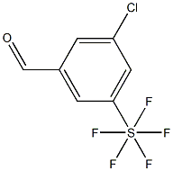 3-氯-5-(五氟硫代)苯甲醛,97% 结构式