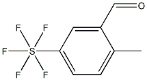 2-甲基-5-(五氟硫代)苯甲醛 结构式