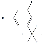 3-氟-5-(五氟硫代)苯酚 结构式