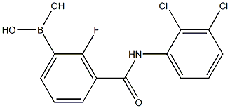 3-(2,3-二氯苯氨基甲酰)-2-氟苯硼酸,97% 结构式