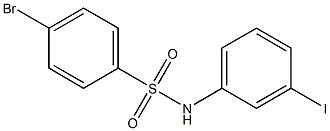 4-BroMo-N-(3-iodophenyl)benzenesulfonaMide, 97% 结构式