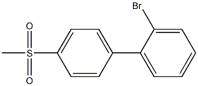 2-BroMo-4'-Methanesulfonyl-biphenyl 结构式