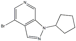 4-BroMo-1-cyclopentyl-1H-pyrazolo[3,4-c]pyridine 结构式