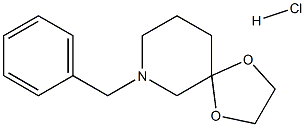 1,4-Dioxa-7-azaspiro[4.5]decane, 7-phenylMethyl-, hydrochloride 结构式