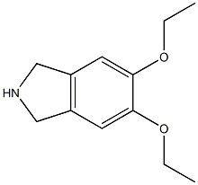 5,6-Diethoxy-2,3-dihydro-1H-isoindole 结构式