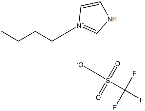 1-丁基咪唑三氟甲磺酸盐 结构式