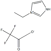 1-乙基咪唑三氟乙酸盐 结构式