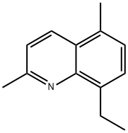 8-乙基-2,5-二甲基喹啉 结构式